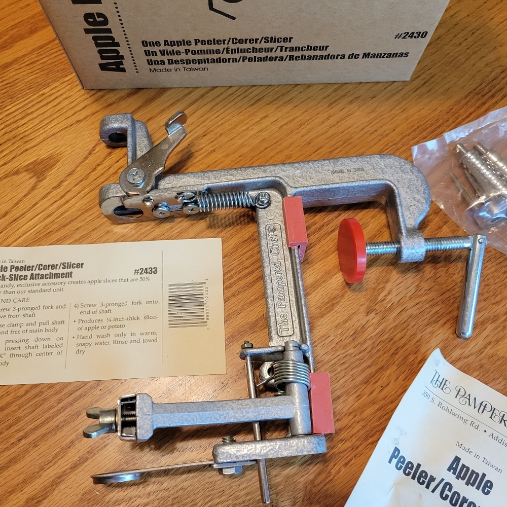 Pampered Chef Apple Peeler Corer
